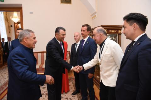 Раис РТ встретился с Премьер-министром Таджикистана