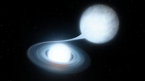 Астрофизики КФУ открыли вспыхивающую двойную систему, принадлежащую к редкому типу двойных звезд