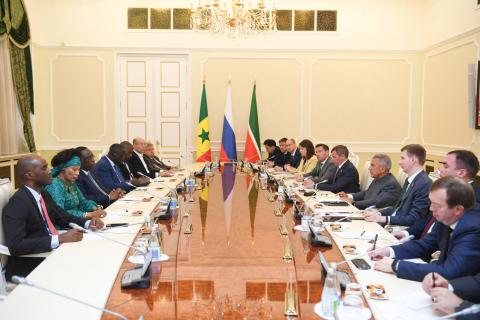 Раис Татарстана встретился с Президентом Сенегала
