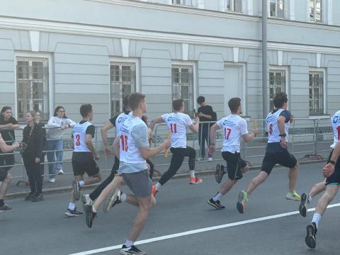 Студенты Казанского федерального присоединились к легкоатлетической эстафете