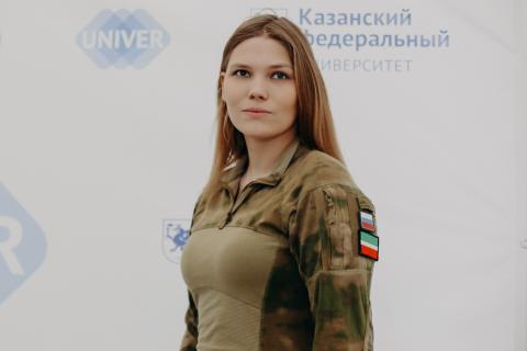 Научный полк: студентка КФУ – разведчица СВО: «У нас обязательно будет свой день победы!»
