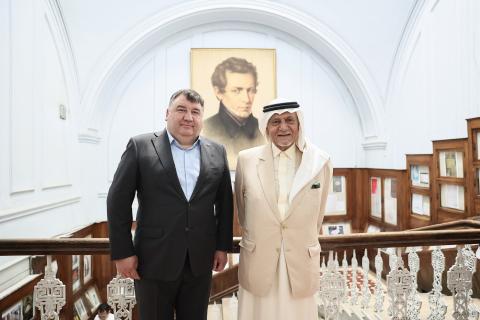 Ректор КФУ Ленар Сафин встретился с Его Королевским Высочеством Принцем Турки бен Фейсалом Аль Саудом 