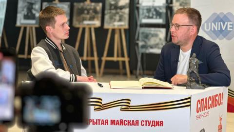Майская телестудия КФУ «Наша Победа» открылась в новом театре Камала