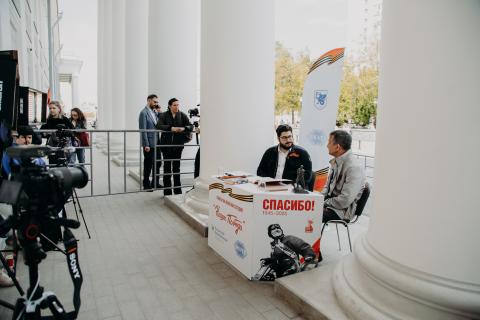 В открытой студии КФУ «Наша Победа» горожане рассказали о героях войны
