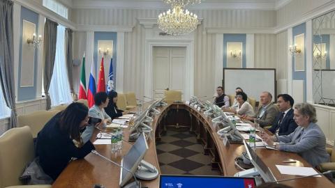 Казанский федеральный и Ляонинский педагогический университет обсудили вопросы научного сотрудничества