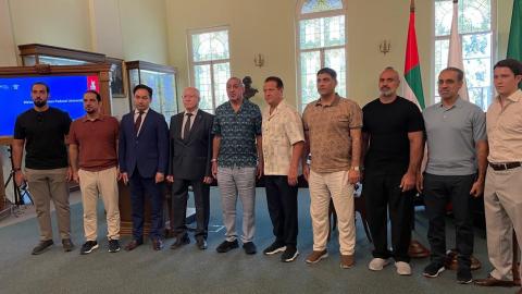 Шейх Султан бин Халифа Аль Нахайян посетил КФУ 