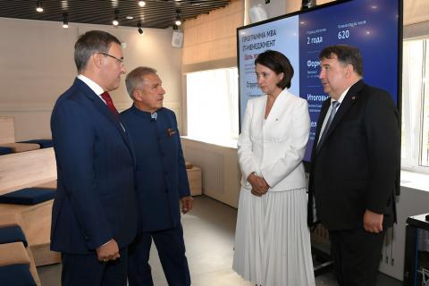 КФУ презентовал обновленное учебное здание Высшей школы бизнеса