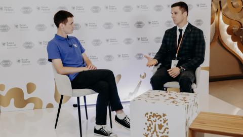 На полях IV Казанского глобального молодежного саммита работает пресс-корнер телеканала КФУ UNIVER TV