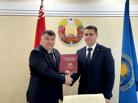 Ректор КФУ встретился с министром образования Республики Беларусь