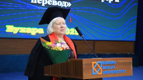 Альфие Юсуповой присвоено звание почетного профессора Бухарского государственного университета