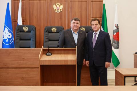 Ректор КФУ встретился с главой муниципального образования города Казани