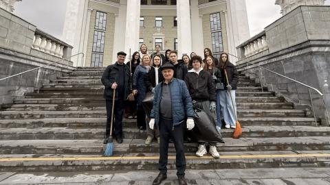 КФУ принял участие в общегородском субботнике 