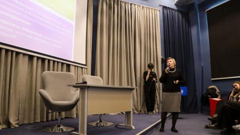 В КФУ молодым журналистам дали мастер-класс по отработке шок-контента