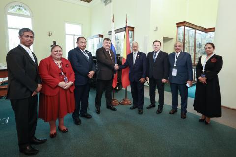 Ректор КФУ Ленар Сафин принял делегацию Восточного Тимора