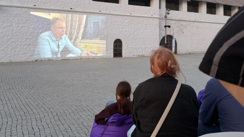 В Казанском Кремле показали фильм об ученых КФУ