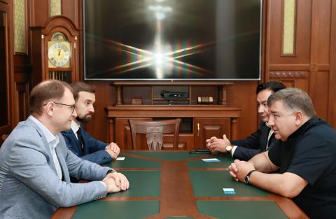Ректор КФУ встретился с руководителем Самарского национального исследовательского университета