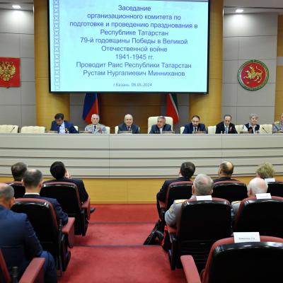 Ректор КФУ принял участие в заседании оргкомитета по подготовке празднования 79-й годовщины Победы в Великой Отечественной войне