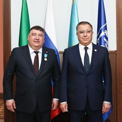 Ректор КФУ встретился с руководителем Казахского национального университета им. аль-Фараби
