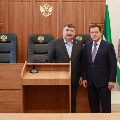 Ректор КФУ встретился с главой муниципального образования города Казани