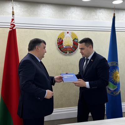 Ректор КФУ встретился с министром образования Белоруссии